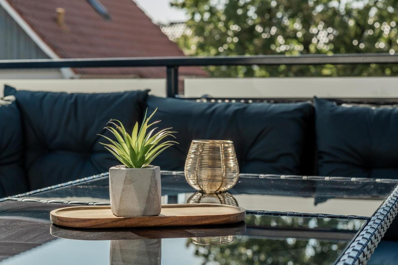Gt-City Suite 01 I Gasgrill I Smart-Tv I Balkon Гютерсло Екстер'єр фото