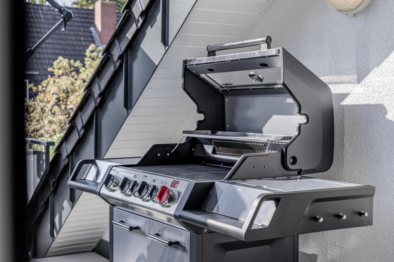 Gt-City Suite 01 I Gasgrill I Smart-Tv I Balkon Гютерсло Екстер'єр фото